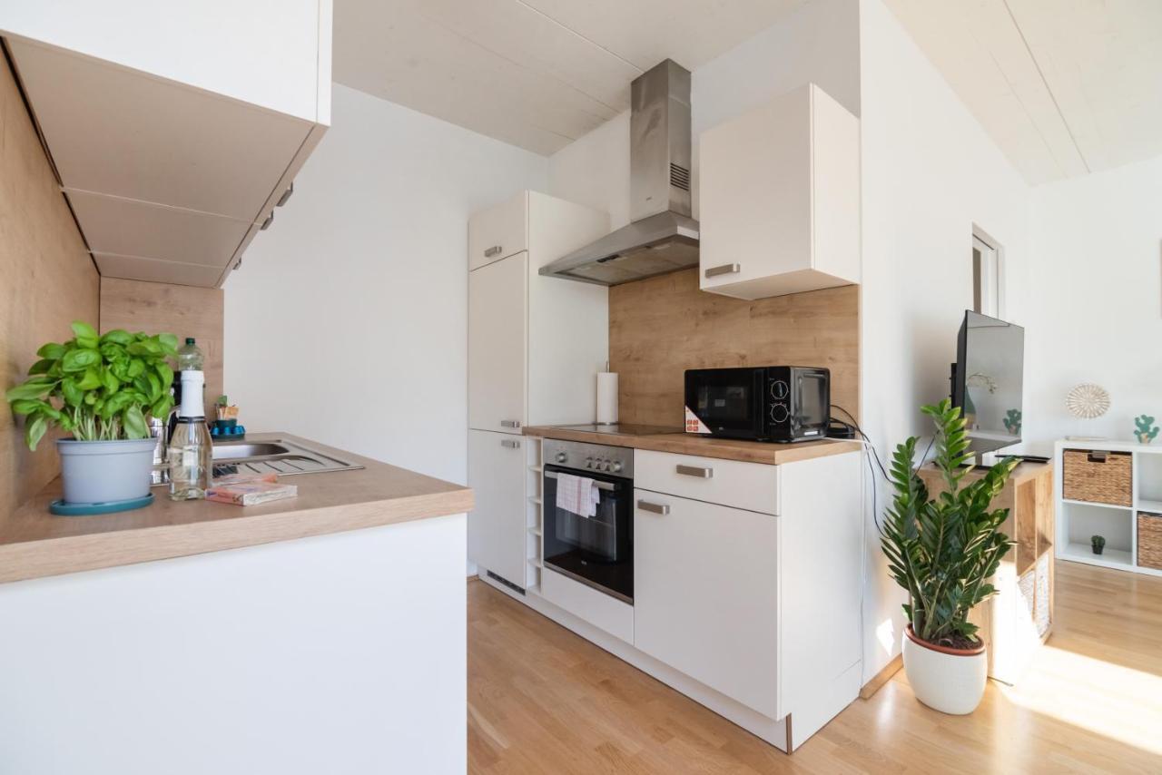 Helles, Neues Dg Apartment Mit Blick Zum Donauturm Wenen Buitenkant foto